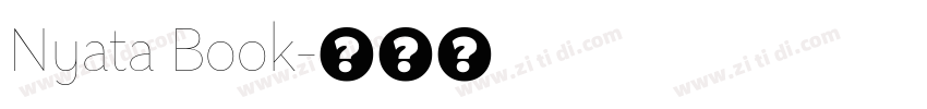 Nyata Book字体转换